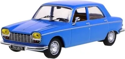 Produktbild von PEUGEOT 204 1967 blau, ODE163, Maßstab1/43, ODEON
