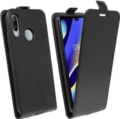 Zdjęcie produktu dla cofi1453® Etui z klapką kompatybilne z etui na telefon komórkowy WIKO VIEW 3 LITE Pionowe składane etui ochronne Flip Cover Czarny