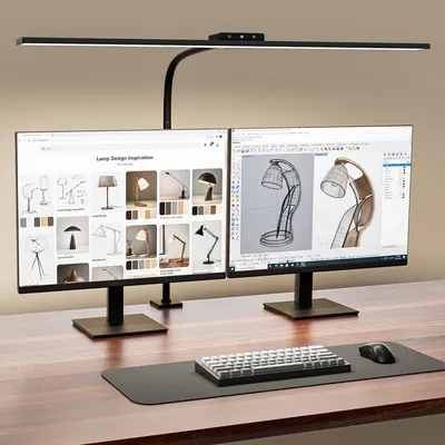 Productafbeelding van UPXNBOR Bureau lamp LED, dimbaar, 80 cm, klembare monitorlamp