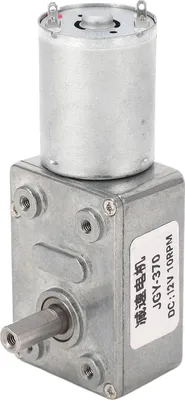 Obrázek produktu pro 12mm stejnosměrný převodový motor s jedním hřídelem, samosvorný, reverzibilní, 12 V DC, šneková převodovka, redukce otáček, 10 ot./min.