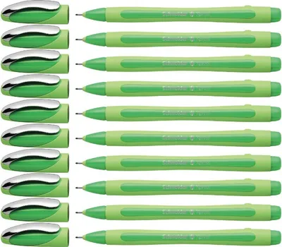 Image de 10x Schneider 190004 Fineliner Xpress 0,8 mm vert (indélébile)