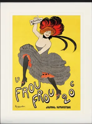Produktbild von Leonetto Cappiello Gerahmtes Bild Mit Edlem Passepartout | Wand-Bilder | Im Bilderrahmen - Le Frou Frou, 1899 (80 x 60 cm)
