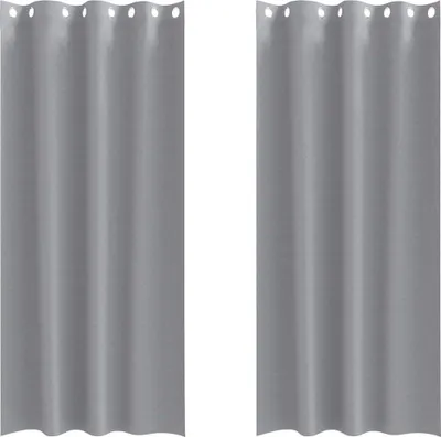 Obrázek produktu pro vidaXL Zatemňovací závěsy s kroužky 2 ks Světle šedé 245 x 140 cm