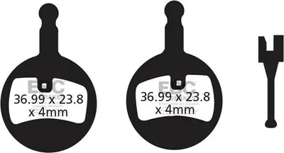 Immagine prodotto di CFA439 - Pastiglie per freni da bicicletta (organiche) EBC Brakes
