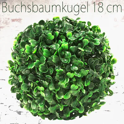Obrázok produktu pre Dekoratívny boxwood 18 cm Umelý boxwood Ball Umelá rastlina Box Ball Umelá rastlina Box Ball Decovego