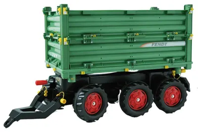 Image de Rolly toys Anhänger Kippanhänger für Trettraktoren 3 Achsen Bordwände abnehmbar