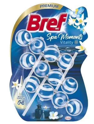 Immagine prodotto di Bref Spa Moments Vitality WC Suspension, 3 x 50 g