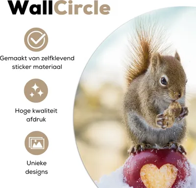 Produktbild von MuchoWow® - Wand Kreis - Wand Bild - Foto Tapete - Selbstklebende - Wohnzimmerdekoration - Wand Dekoration - Kinderzimmer