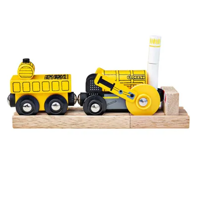 Produktbild von Bigjigs Rail Nachbildung der historischen Lokomotive Rocket + 2 Gleise