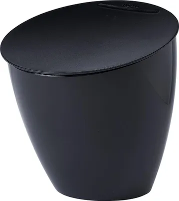 Produktbild von Mepal - Küchenabfalleimer Calypso - Kleiner Mülleimer mit Deckel - Komposteimer Küche - Ideal für die Küchenorganisation - Küchenhelfer und Spülmaschinenfest - 2200 ml - Nordic black