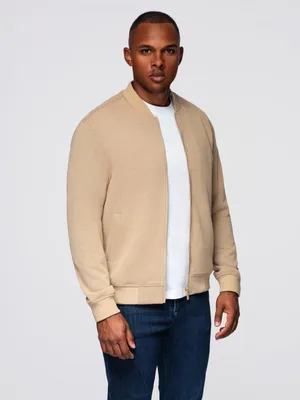 Produktbild von Ombre Clothing Herren-Bomber Auslei beige M