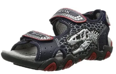 Produktbild von Geox Kinder Sommerschuhe Geox J S. STRIKE F - MESH+PR.DBK NAVY/SILVER - 26