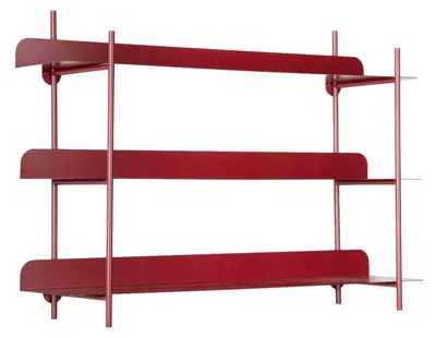 Produktbild von Present Time - Wanddekoration Riqueza Tres - Bordeaux - 60x16x42cm