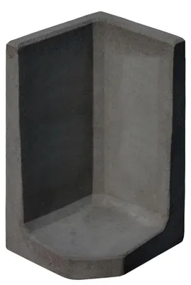 Produktbild von L-Steine L-STEIN- ECKE ANTHRAZIT 80/50/50/7 CM