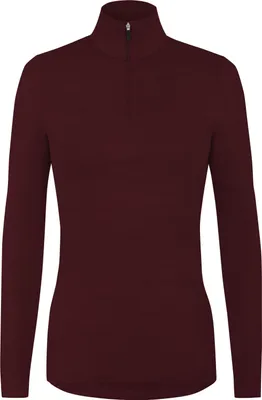 Produktbild von normani Damen Merino Langarm mit 1/4 Zipper