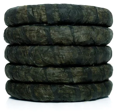Produktbild von 5x DekoPrinz Vlies Strohkranz Ø 30cm / 5cm Strohrömer Rohling Adventskranz Türkranz Kranz Strohring