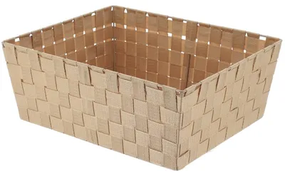 Produktbild von Kleiderschrankkorb aus Polyester, 31,5 x 39 x 15 cm, beige