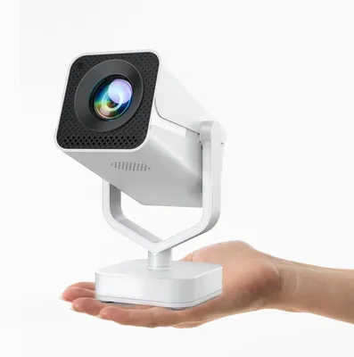Produktbild von Mini-Projektor – Tragbarer Beamer – Heimkino – Automatische Trapezkorrektur – Bis zu 200 Zoll – Weiß
