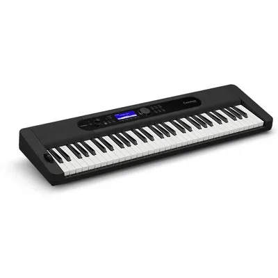 Productafbeelding van Casio CT-S400, digitale synthesizer, chorus, flanger/digitale signaalverwerking (DSP), reverb, 5 watt, zwart, LCD-scherm, netstroom, batterij