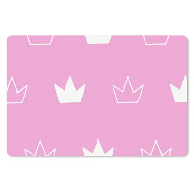 Produktbild von MuchoWow® Mauspad Mousepad Schnittmuster - Mädchen - Krone - Kinder 27x18 cm - Mousepads - Maus Mat - Pad - Mausunterlage - Büroartikel - Desk Matten
