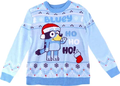 Produktbild von Weihnachtspullover Bluey Hellblau 98 cm