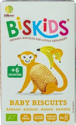 Productafbeelding van Belkorn Biscuits Babykoekjes Banaan (120 gr)