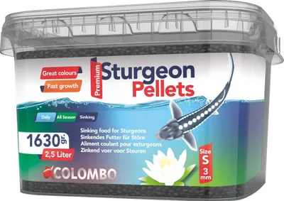Produktbild von Colombo Sinkendes Störfutter 2.5 Liter 3.0 mm