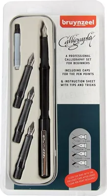 Produktbild von Bruynzeel - Calligrafiepen Bruynzeel Anfänger 60344008 | Stellen Sie ein 1 Stück ein