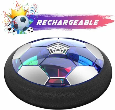 Produktbild von Air Power Fußball - USB-Aufladung Hover Ball Indoor Football Kinderspielzeug mit Bunte LED-Leuchten
