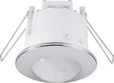 Produktbild von Renkforce 1289331 Decke, Einbau PIR-Bewegungsmelder 360 ° Relais Chrom IP20