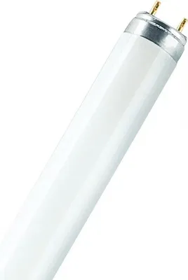 A close-up shot of a fluorescent light tube.