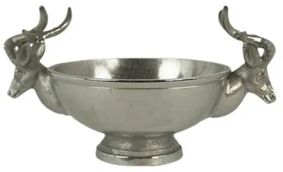 Imagen del producto de Mars & More, cuenco decorativo con diseño de ciervo, tamaño grande, 38 cm