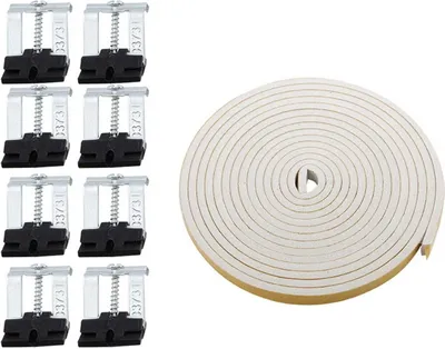 Produktbild von Montageset für Einbauspülen, Clips und Klebeband