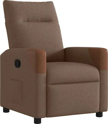 Image de Fauteuil inclinable Marron Tissu