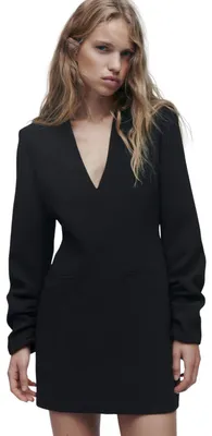 Produktbild von Zara Damen-Blazerkleid schwarz Mini M