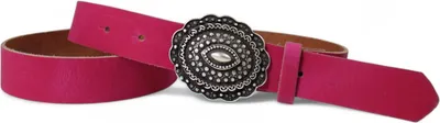 Produktbild von Ledergürtel Damen Echtleder 3 cm, verzierte Koppelschnalle, Gürtel FRONHOFER