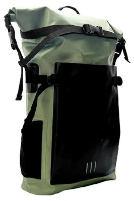 Produktbild von Großer wasserdichter Sport- und Outdoor-Rucksack mit Doppel-Schultergurten, Schwimm- und Aufbewahrungstasche für Fitness, Reisen und Freizeit,30L Green