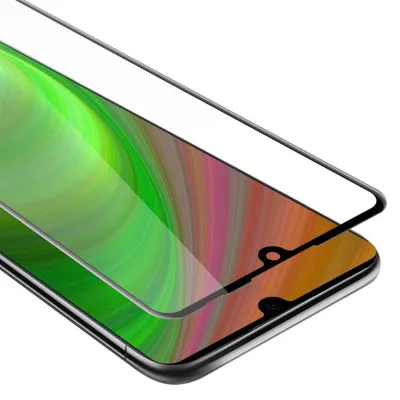 Produktbild von Cadorabo Panzerfolie für Huawei P SMART 2019 Schutzfolie in Schwarz Vollbild Folie Tempered Display Schutzglas