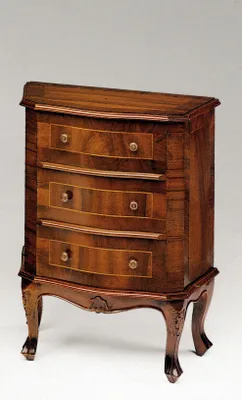 Image de Table de chevet Art Déco, table d'appoint, petite table de nuit, commode de nuit, console de nuit