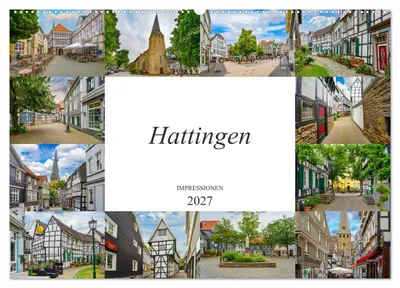 Produktbild von Hattingen Impressionen (Wandkalender 2027 DIN A2 quer), CALVENDO Monatskalender