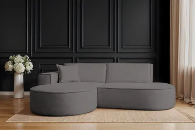 Produktbild von Kaiser Möbel Ecksofa Designer MODENA STUDIO stoff Artico Anthrazit Links