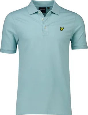Produktbild von Lyle & Scott Polohemd blau kurzarm einfarbig