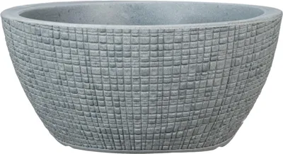 Produktbild von Scheurich Obal 297 Barceo Schale, Steingrau, 40 cm, Schwarz