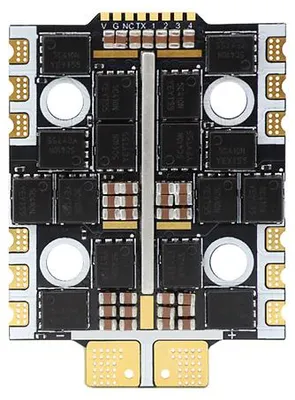Produktbild von HGLRC 60A 8S 4in1 ESC AM32 für FPV Racing Drohnen