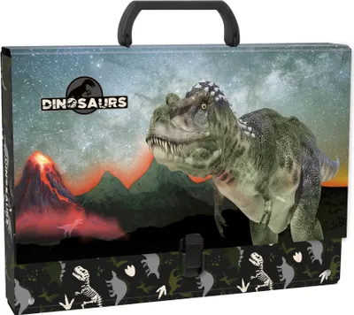 Produktbild von A4 4,5 cm Dinosaurier-Mappe mit Griff 17