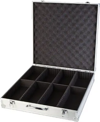 Produktbild von Carrera, Transportkoffer für Slotcars Modell Reduziert 1/32 mit 8 Fächern., Silber