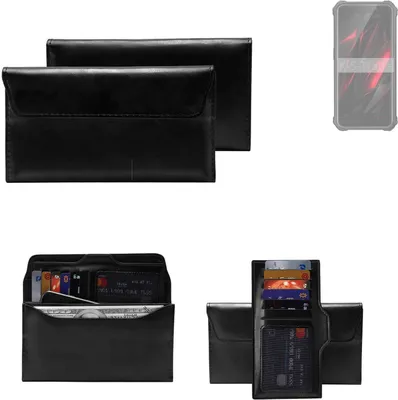 Produktbild von K-S-Trade Handy Hülle kompatibel mit FOSSiBOT F101 Pro Schutz Hülle Tasche Schutz Case Handytasche Kunstleder schwarz, 1x