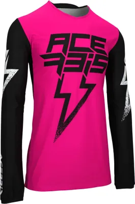 Produktbild von Acerbis X-Flex Blizzard Motocross Jersey, schwarz/pink, 2XL