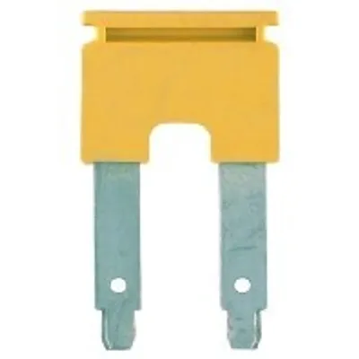 Produktbild von Weidmüller ZQV 35/2, Querverbindungsstück, 10 Stück(e), Wemid, Gelb, -60 - 130 °C, V0