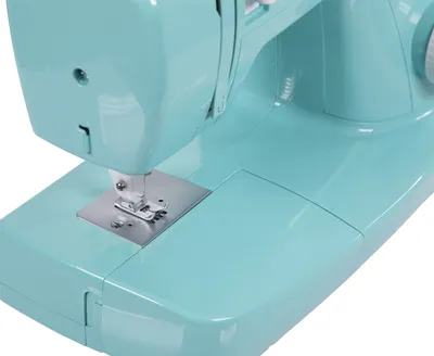 Produktbild von SINGER Simple 3223G, Türkis, Halbautomatische Nähmaschine, Nähen, 4 Step, Drehregler, Zickzack-Fuß